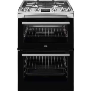AEG CGX6130ACM 60cm Cooker with Gas Hob - Stainless Steel