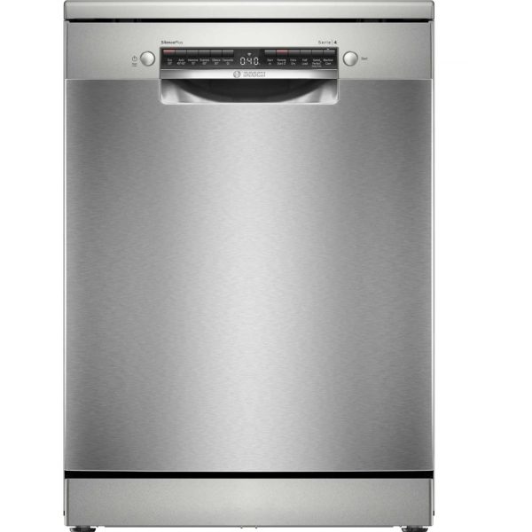 Bosch SMS4EMI06G Series 4 60cm 14 Place Setting Dishwasher - Silver Inox