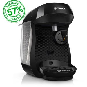 Bosch TAS102EGB Tassimo Happy Friendly Hot Drinks Machine - Recycled Black