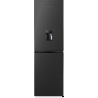 Fridgemaster MC55251DEB 256L Total No Frost Fridge Freezer with Water Dispenser - Black