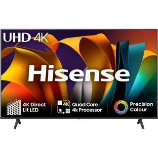 Hisense 50A6NTUK 50" 4K Ultra HD Smart TV 60Hz Refresh Rate TV with Freely