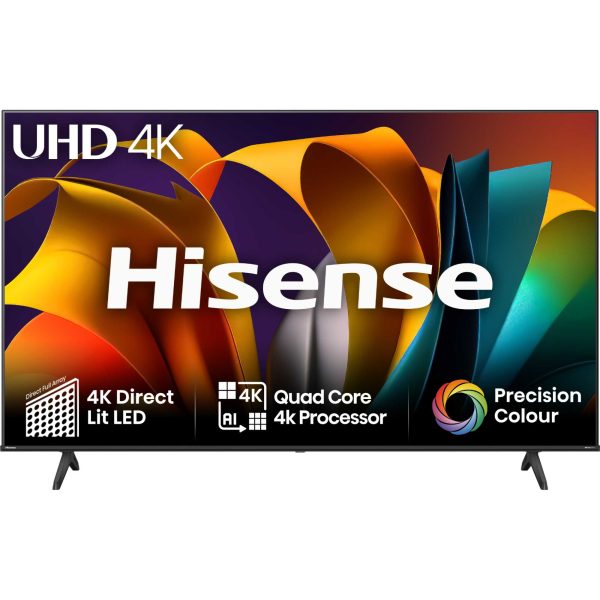 Hisense 50A6NTUK 50" 4K Ultra HD Smart TV 60Hz Refresh Rate TV with Freely