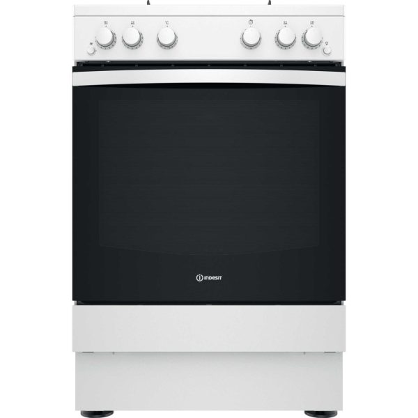 Indesit IS67G1PMW/UK Click&Clean Gas Cooker - White