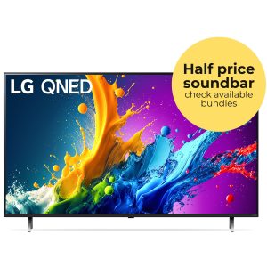 LG 43QNED80T6A 43" QNED 4K Ultra HD Smart TV 60Hz Refresh Rate