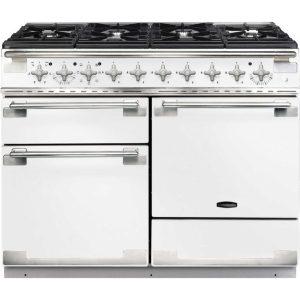 Rangemaster Elise ELS110DFFWH 110cm Gas Duel Fuel Range Cooker - White