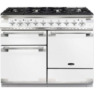 Rangemaster Elise ELS110DFFWH 110cm Gas Duel Fuel Range Cooker - White