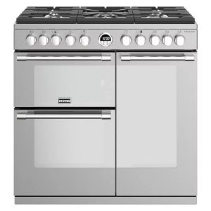 Stoves Sterling S900 Dual-Fuel 90cm Range Cooker - Stainless Steel