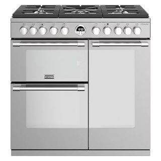 Stoves Sterling S900 Dual-Fuel 90cm Range Cooker - Stainless Steel